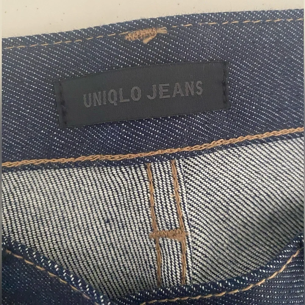 Men's Uniqlo Dark Blue Jeans